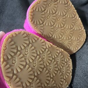 UGG Kids Fuchsia Slippers